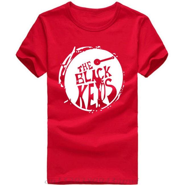 The Black Keys T Shirts Men Drum Casual Man TShirt Cotton O Neck Tshirt Short Sleeves Mens Free Shipping Tops Tees Euro Size