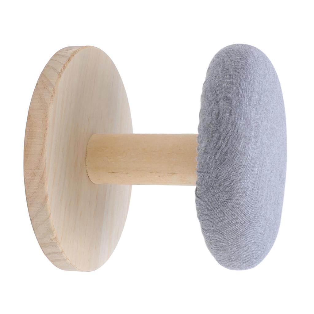 Ironing Board Stool Multifunctional Stable Solid Wood Small Round Ironing Board Stool for Home