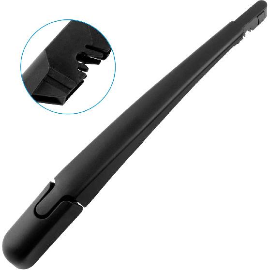 BOXI Rear Windshield Back Wiper Arm Blade Set Compatible for Nissan Versa 2007 2008 2009 2010 2011 2012 | Replaces 28780-EL000 28795-EL00A