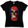 Cambodia Flag Skull Graphic Print T-shirt