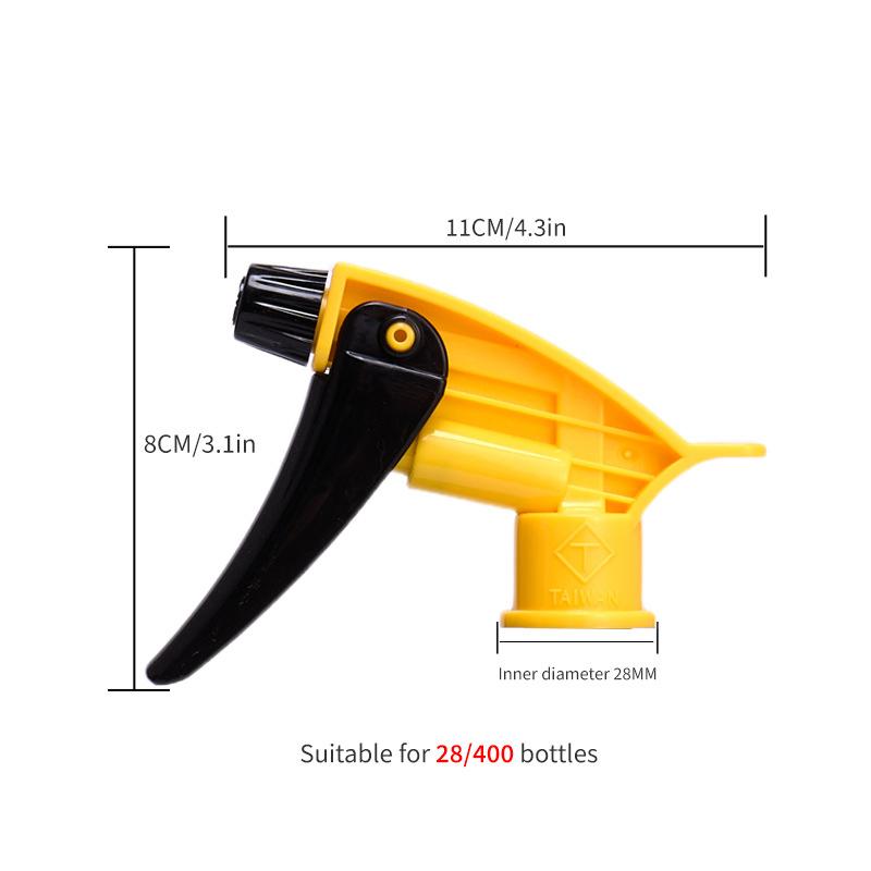 Chemical Resistant Trigger Sprayer Nozzle for Car Washing Film Mounted Small Spray Bottle Car Wash Tool
