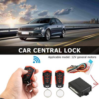 Universal Car Remote Central Door Lock Remote Unlocking/Locking Alarm Keyless Entry System VH10P/401/T102 Interface Lock Kits
