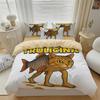 ai Italian Brainrot Tung Tung Sahur Bedding Set Duvet Cover Set 2/3pcs For Boys girls Adult Bedroom Decoration Single Twin Full