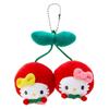Sanrio Hello Kitty/Hello Kitty Hello Kitty брошь в форме вишни брелок кукла плюшевый подвес 9,5 см в высоту N-2203-913383