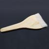 Wooden Handle Wool BBQ Sauce and Baking Brush - Soft, Shed-Free Bristles for Dust Removal, Cleaning, and Painting