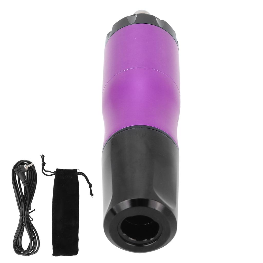 Tattoo Machine Pen Aluminium Alloy Tattoo Clip Cord DC Interface Tattoo Rotary MachinePurple
