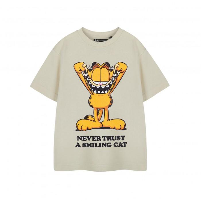 Garfield Boys Smiling Cat Short-Sleeved T-Shirt