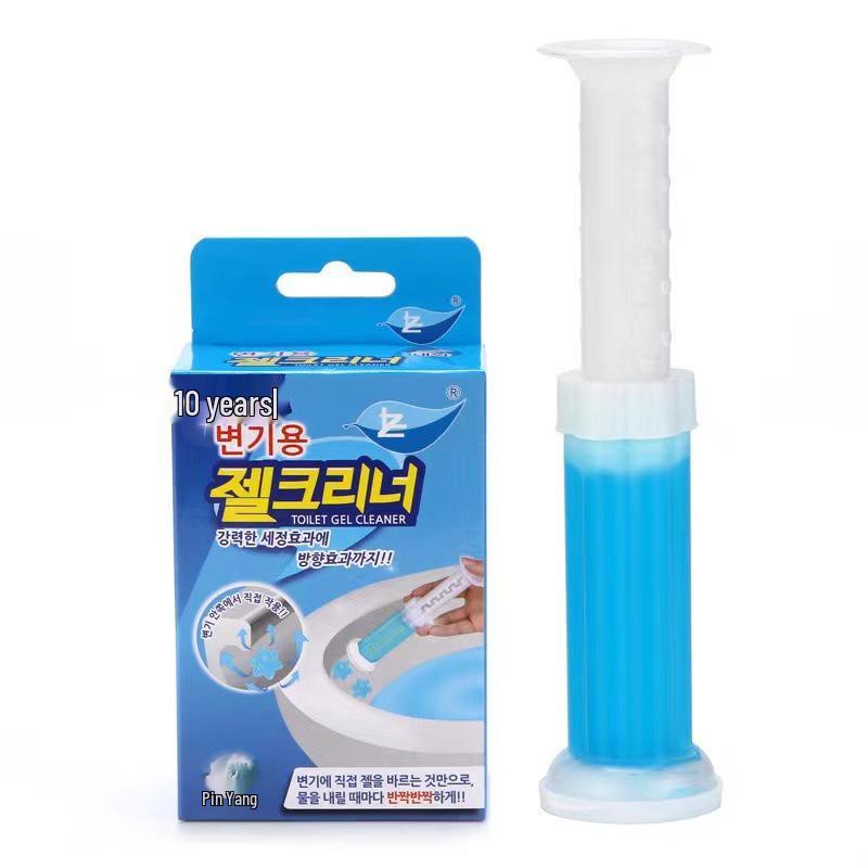 Floral Gel Toilet Cleaner: Fresh Scent Odor Remover & Descaler