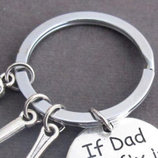 If Dad Can't Fix It No One Can Hand Tools Keyring Father's Day Gift Key Chain