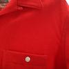 CAMPUS 60s Vintage Wool Blend Long sleeve Open collar shirt S Red Men's Used