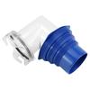Transparent Motorhome Waste Water Adapter 90 Degree Rotation Design Anti Backflow For Camping Vehicle Drain Management