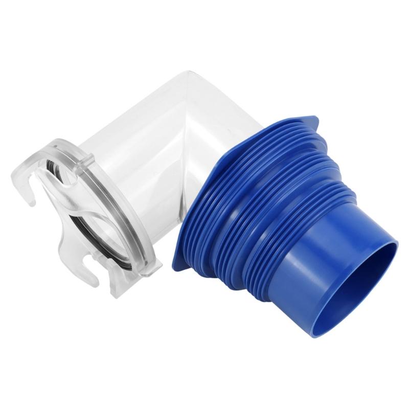 Transparent Motorhome Waste Water Adapter 90 Degree Rotation Design Anti Backflow For Camping Vehicle Drain Management
