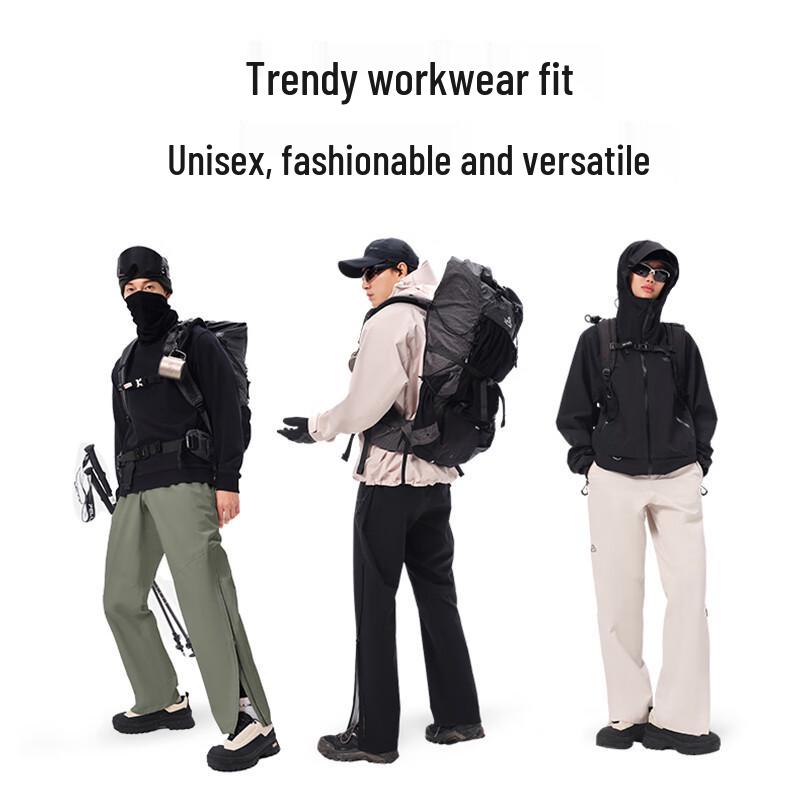 Pelliot Unisex Hardshell Windproof Waterproof Hiking & Work Pants