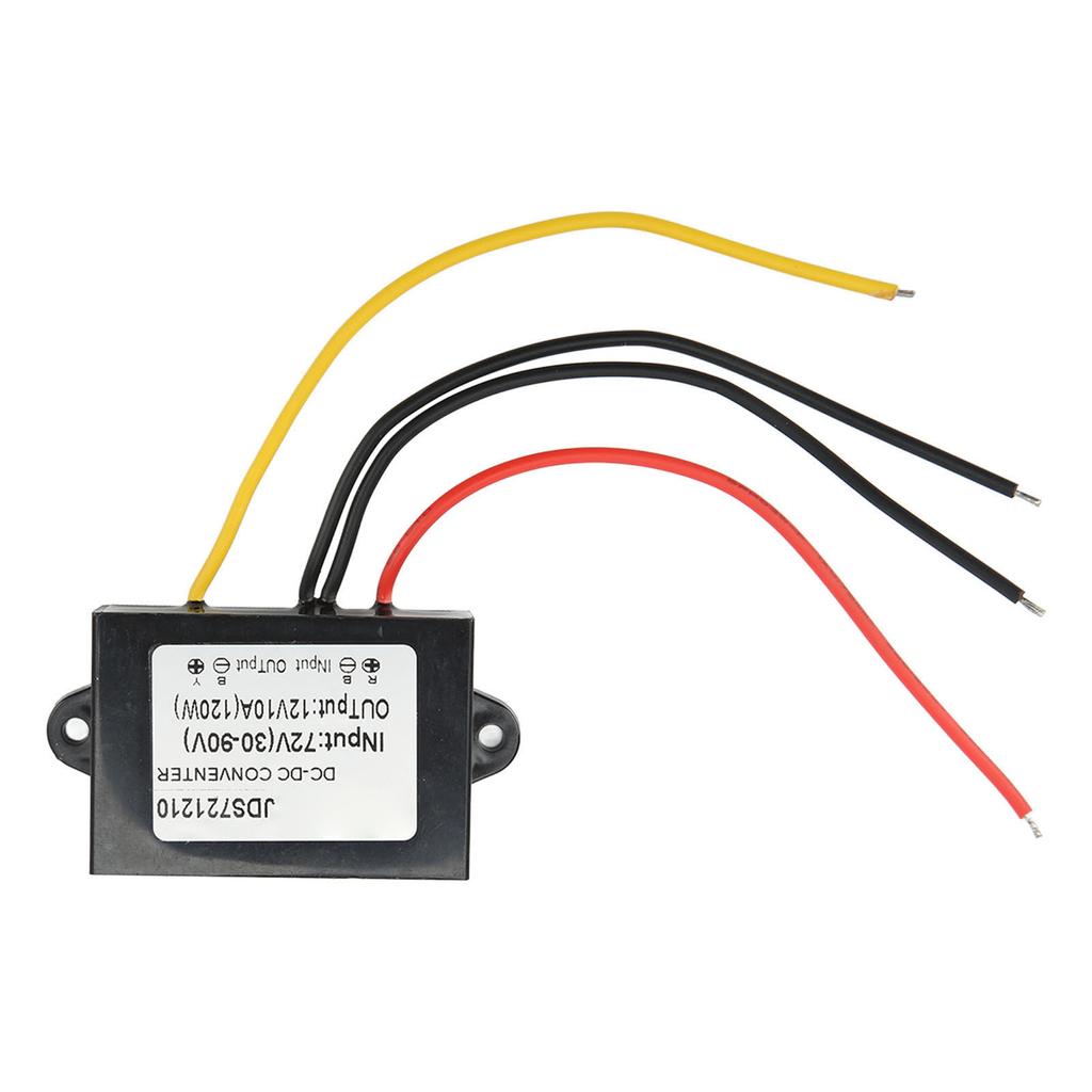 Buck Converter IP67 Impermeabil DC 72V la DC 12V 10A Modul convertizor de tensiune pentru vehicul