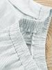 2026 Summer Women's Casual Two-Piece Set: Solid Color, Short-Sleeve Top & Elastic Waist Shorts