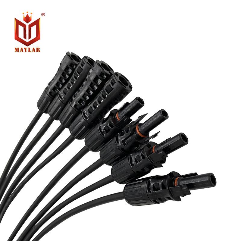 1500V PV Combiner Kit: MC4 Solar Connector 4-to-1 Y-Type Harness
