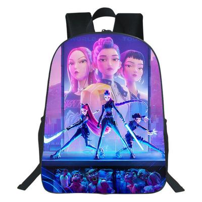 Demon Hunters Student & Kids 40CM Backpack - KPop Huntress Twin Shoulder Bag