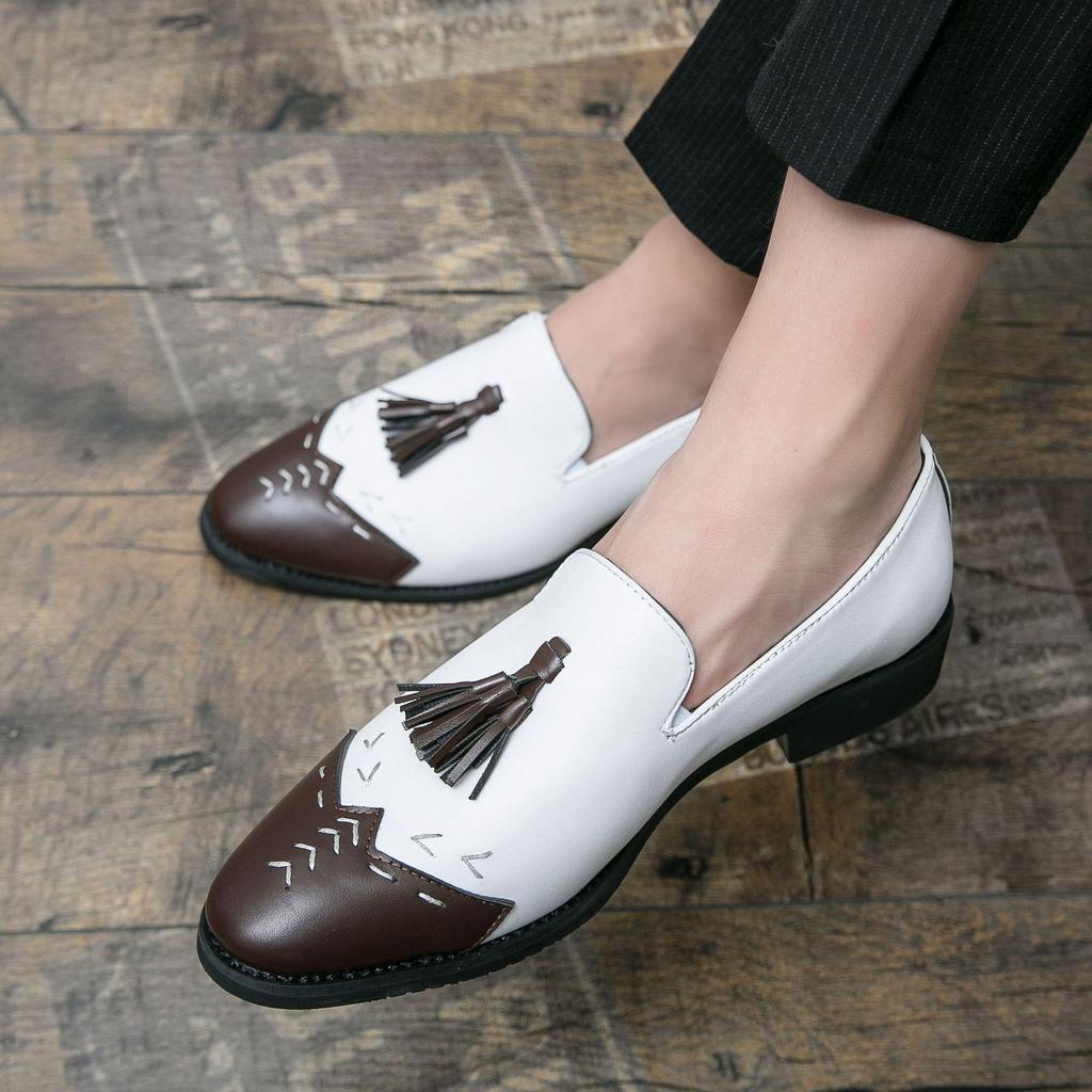Men's Large Size Leather Fashion Business Casual Shoes - British Style