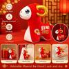 Fabric Ram Plush Toy Fabric Sheep Toy Zodiac Sheep Mascot  Chinese Festival Decoration