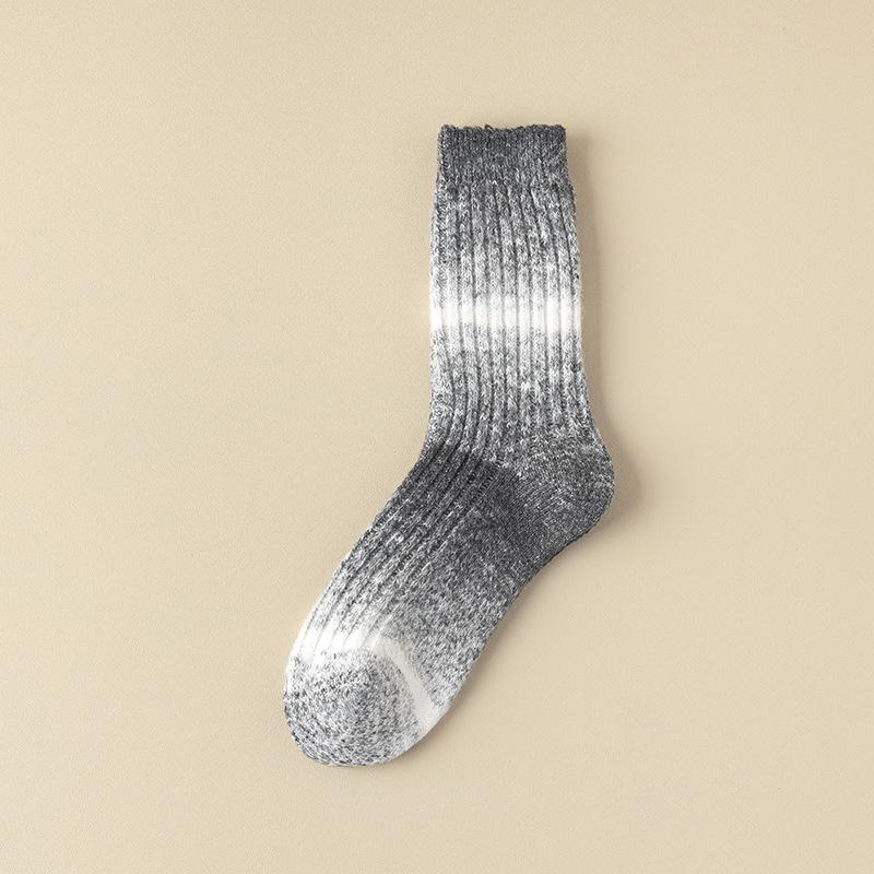 Men's Autumn and Winter Thickened Cold Warm Coral Wool Does Not Drop Hair Does Not Fade In Tube Socks