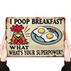Retro Metal Tin Sign 8x12 inch Office Living Room Wall Decor