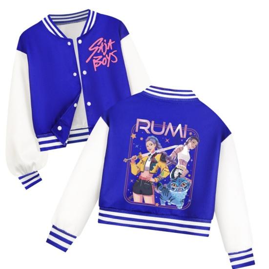 Giacca da Baseball per Bambini Cappotto Foderato con Bottoni a Contrasto Cappotto Leggero Maniche Trapuntate Strisce Primavera