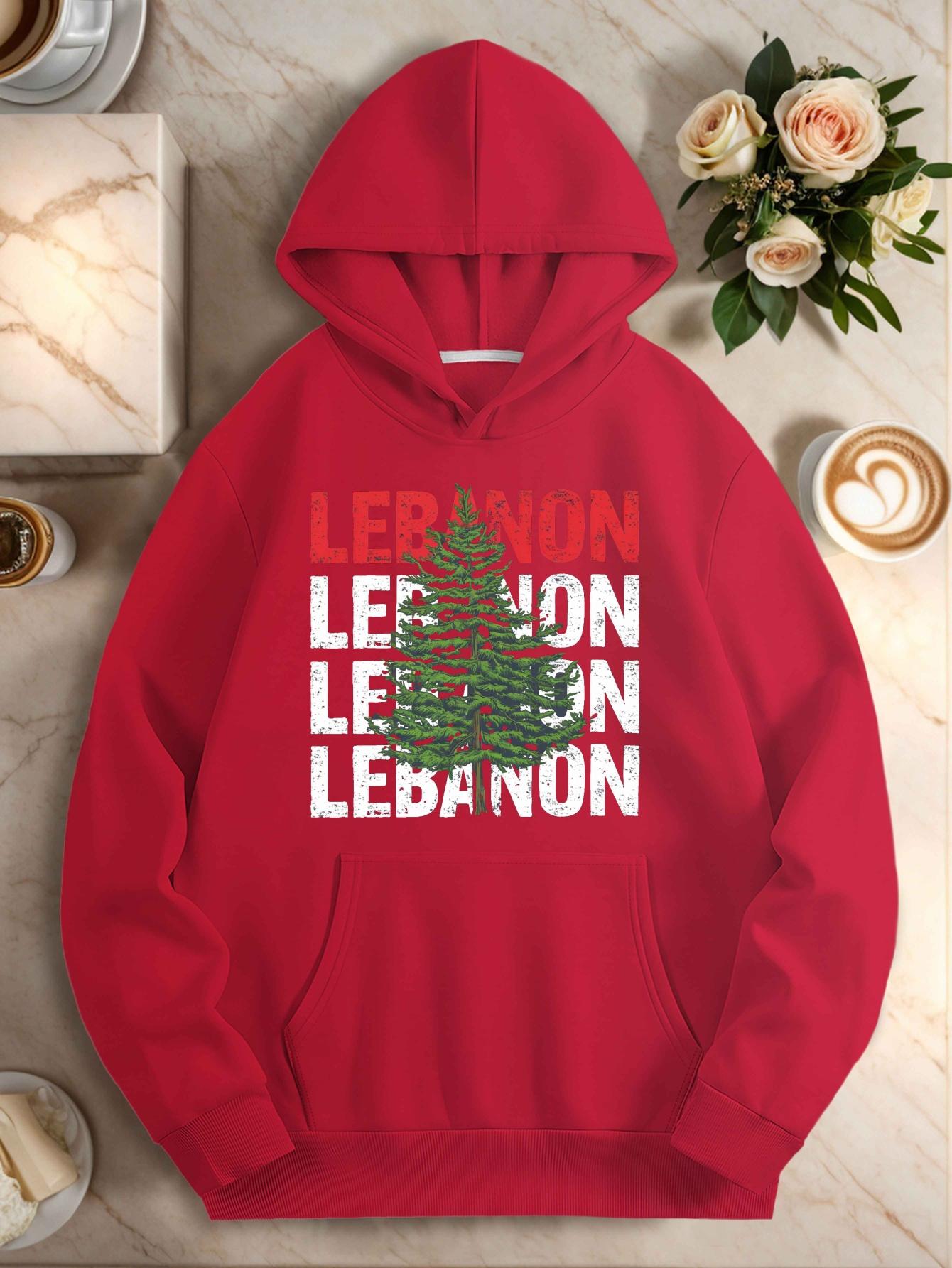 

Lebanon cedar women s hoodies XXL червоний