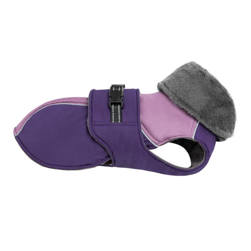 Warm Winter Dog Coat With Fleece Lining Windproof High Neck Collar Pet Jacket Small To Large Breeds
