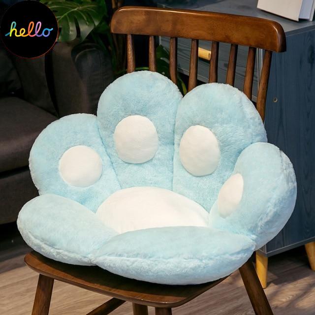 Křeslo Sedák Kočičí tlapka Cus on pro kancelář Jídelní židle Sedák Sedák Opěradlo Polštář Kancelářské sedačky Masáž Kočičí plyš Kreslené obrázky Cus on