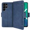 Samsung Galaxy S22 Ultra 5G Flip Case, Card Slot, Blue