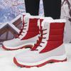 Fashion Waterproof Winter Boots Plush Women Mid-Calf Boots Cold-Proof Long Boot Outdoor Snow Boot Warm Women Shoes Botas Para Hombre