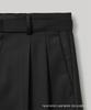 ANOTHER OFFICE Hemingway Stripe Bermuda Pants (Black)