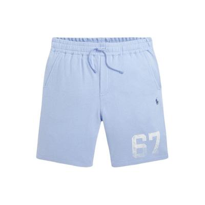 Polo SS24 Pony Embroidered Digital Print Drawstring Casual Shorts Kids Shorts Hyacinth-Blue CWPOSHOYBQ20146-400