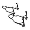 Motorcycle Lift Front + Rear 6On Universal Folding (Black, 2 Pcs)