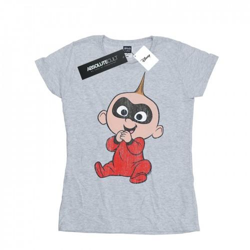 Disney Womens/Ladies Incredibles 2 Jack Jack Cotton T-Shirt