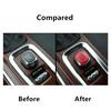For Volvo S60 19-21 S90 2017-21 Aluminum Red One-Button Start Switch Cover Trim | Matte | Self-Adhesive | China