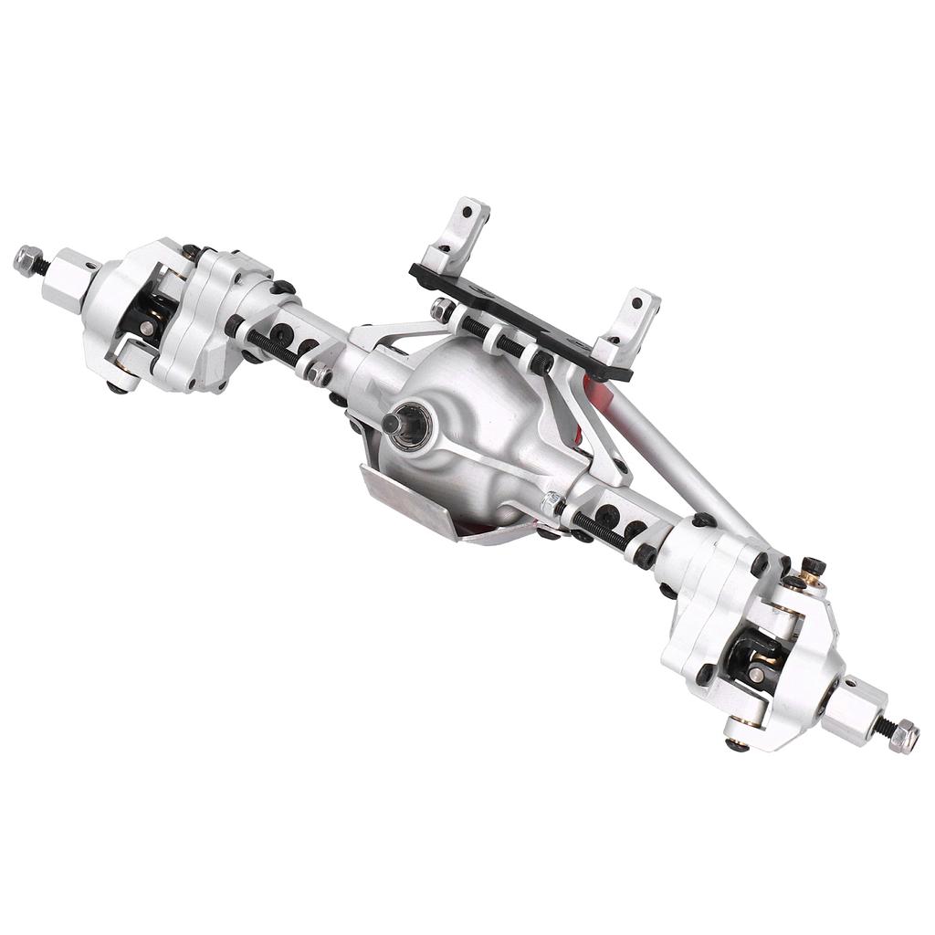Aluminium Alloy Universal Heighten Axle for SCX10 One and Two Generations RC Car SilverFront Axle