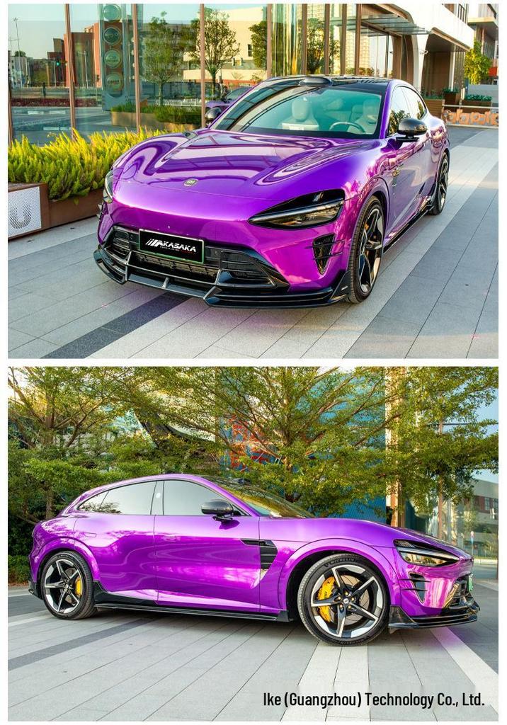 AKASAKA Sport Body Kit for Xiaomi YU7: Modified Front Lip, Rear Diffuser, and Side Skirts