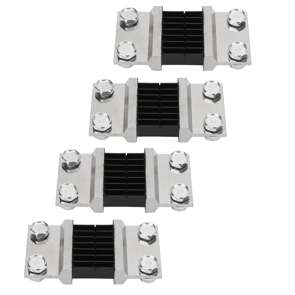 4pcs 75mV DC Current Shunt Resistor Resistance Manganese Copper Alloy for Ammeter Shunt FL?2 800A