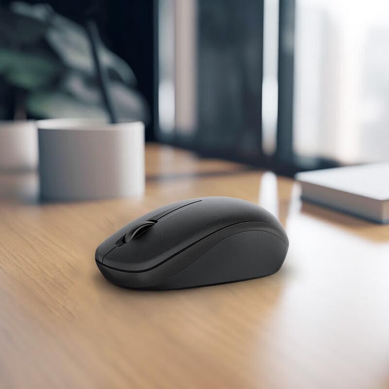 Dell WM126 Wireless Mouse Office Symmetric Mouse with 2.4G Receiver Black