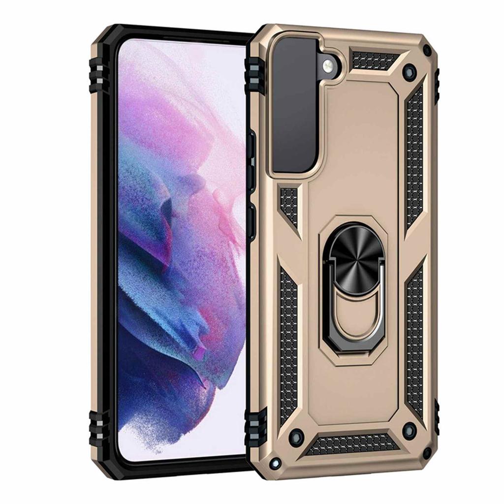 Mobile Phone Case 360 Degrees Rotatable Phone Ring Stand Fit for Samsung Galaxy S26 S23FE S24FE Gold Fit for S26 Ultra