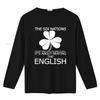 Maglietta da Rugby da Uomo Irlanda Sei Nazioni Rugger The Non Riguarda Chi Vuoi Che Vinci Battere Inglesi vintage Lavata Elastica
