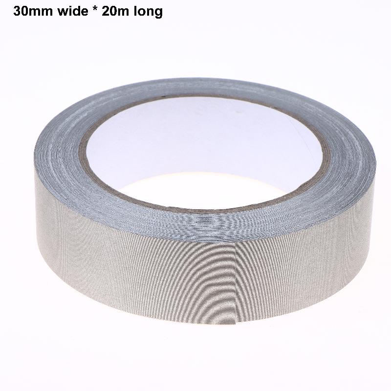 20M Tape Double Conductive Fabric Tape 5Mm~50Mm Width Single-Sided Laptop Cellphone Lcd Emi Shielding Adhesive Tape