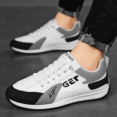 Forrest Gump Schuhe Herren Vier-Jahreszeiten Sport- und Freizeitschuhe Fahrschuhe Reise Weichsohlen Kleine weiße Schuhe Wasserdichte Einschlupfschuhe Herrenschuhe