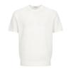 FERRAROMILANO Cotton Round Short Sleeve Knit White (Am0Gtsr20131)