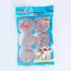 Six-Pack Stainless Steel Wire Cleaning Balls for Kitchen and Dishwashing