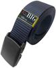 Lightweight Nylon Large for Work and Casual Wear Men's Belt, Size, (navy/black)