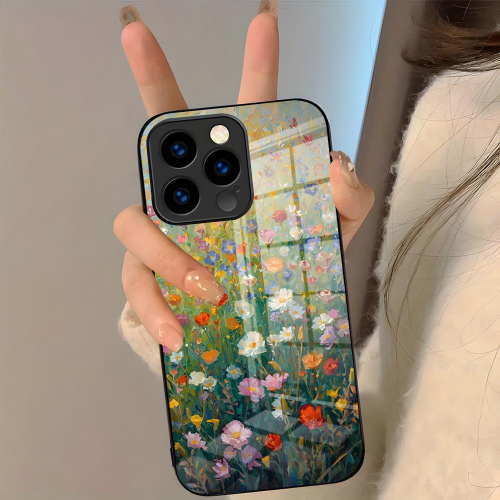 Claude M-Monet Artwork Phone Case For IPhone 17 Pro Max 16 15 14 Pro Max 13 11 Plus Glass Cover