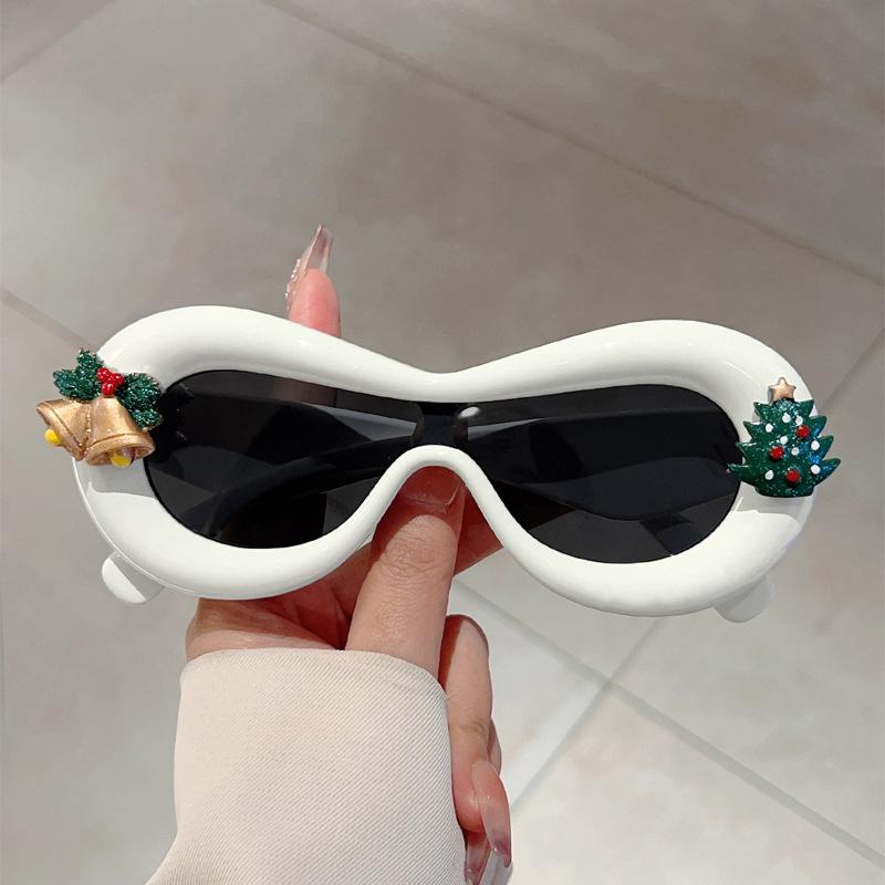 

Party Decorate Sunglasses Women For Men Merry Christmas Luxury Brand Designer Vintage Popular Punk Funny Cute Sun Glasses UV400