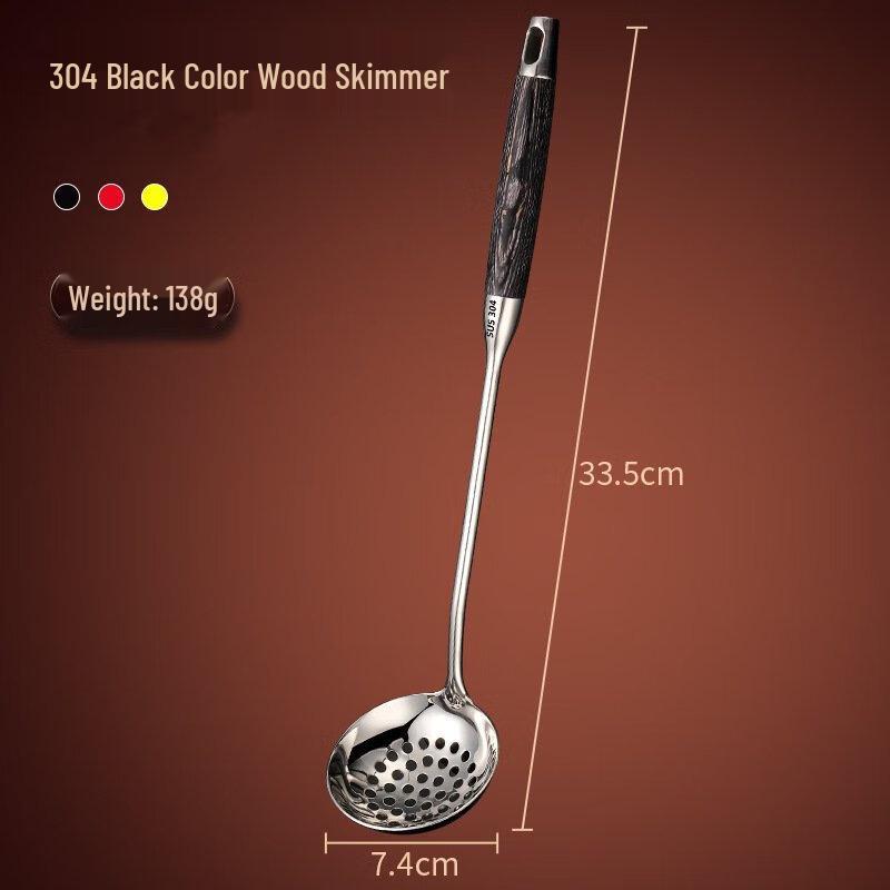 Bang Dafu 304 Stainless Steel Black Wood Skimmer